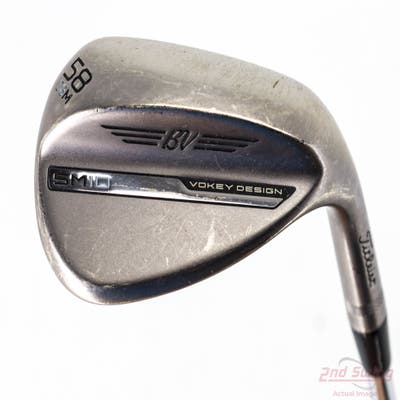 Titleist Vokey SM10 Nickel Wedge Lob LW 58° 8 Deg Bounce M Grind Titleist Vokey BV Steel Wedge Flex Right Handed 35.25in