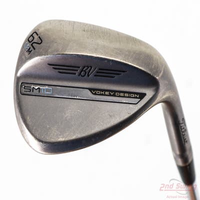 Titleist Vokey SM10 Nickel Wedge Lob LW 62° 8 Deg Bounce M Grind Titleist Vokey BV Steel Wedge Flex Right Handed 35.25in