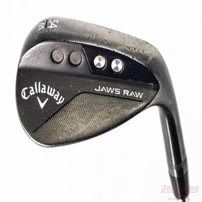 Callaway Jaws Raw Black Plasma Wedge Sand SW 54° 10 Deg Bounce S Grind Dynamic Gold Spinner TI Steel Wedge Flex Right Handed 35.25in