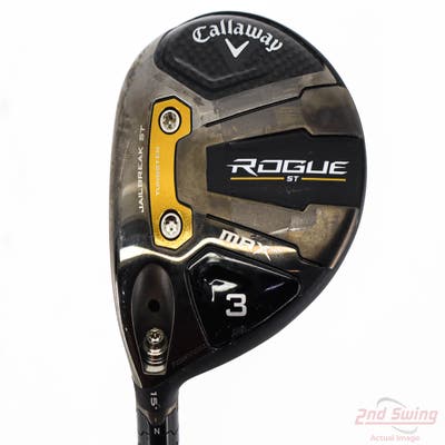 Callaway Rogue ST Max Fairway Wood 3 Wood 3W 15° Mitsubishi Tensei AV-XLINK White 75 Graphite Stiff Left Handed 43.5in