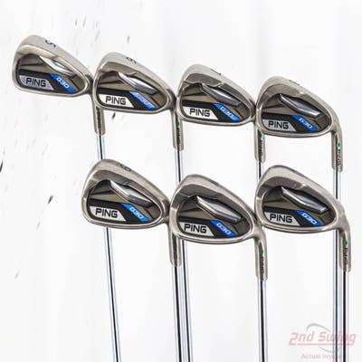 Ping G30 Iron Set 5-GW Ping CFS Distance Steel Stiff Right Handed Green Dot +1/4"