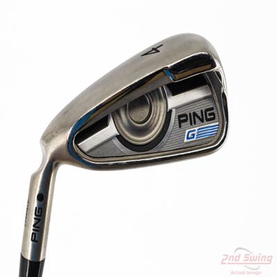 Ping 2016 G Single Iron 4 Iron AWT 2.0 Steel Regular Left Handed Black Dot 39.25in