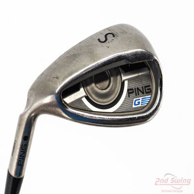 Ping 2016 G Wedge Sand SW AWT 2.0 Steel Regular Left Handed Black Dot 35.75in