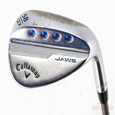 Callaway Jaws MD5 Raw Wedge Lob LW 58° 12 Deg Bounce X Grind Project X Catalyst Wedge Graphite Wedge Flex Right Handed 35.0in