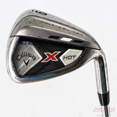 Callaway 2013 X Hot Single Iron 9 Iron Stock Steel Shaft Steel Stiff Right Handed 36.0in