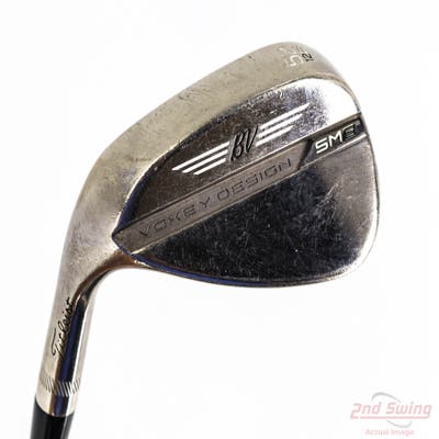 Titleist Vokey SM8 Brushed Steel Wedge Gap GW 52° 12 Deg Bounce F Grind FST KBS Tour 105 Steel X-Stiff Left Handed 35.5in