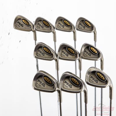 Ping i3 Oversize Iron Set 3-PW GW SW Ping JZ Steel Stiff Right Handed Blue Dot +1/2"