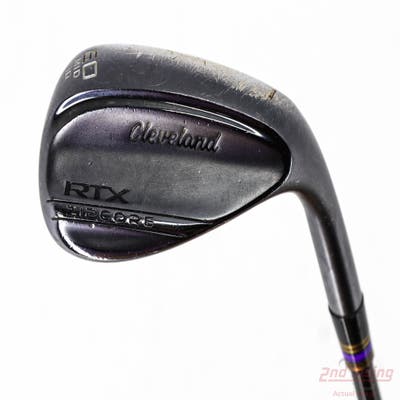 Cleveland RTX ZipCore Black Satin Wedge Lob LW 60° 10 Deg Bounce Dynamic Gold TI Onyx X100 Steel X-Stiff Right Handed 35.75in