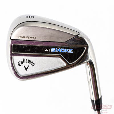 Callaway Paradym Ai Smoke Single Iron 6 Iron True Temper Elevate MPH 95 Steel Stiff Right Handed 37.75in