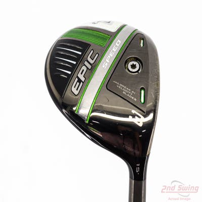 Callaway EPIC Speed Fairway Wood 3 Wood 3W 15° Graphite Design Tour AD IZ-8 Graphite X-Stiff Right Handed 43.25in
