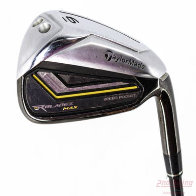 TaylorMade Rocketbladez Max Single Iron 6 Iron TM RBZ Matrix Ozik Program 55 Graphite Regular Right Handed 38.0in