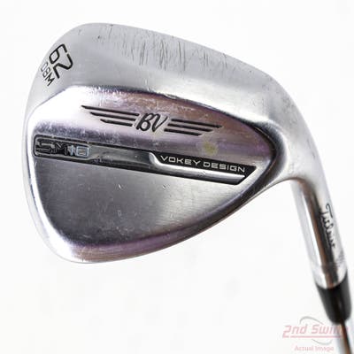 Titleist Vokey SM10 Tour Chrome Wedge Lob LW 62° 8 Deg Bounce M Grind True Temper AMT Red S300 Steel Stiff Right Handed 35.0in