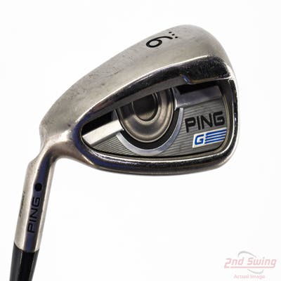 Ping 2016 G Single Iron 9 Iron AWT 2.0 Steel Regular Left Handed Black Dot 36.75in