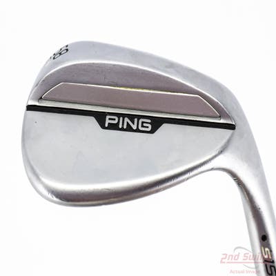 Ping s159 Chrome Wedge Lob LW 58° 6 Deg Bounce T Grind Ping Z-Z115 Steel Wedge Flex Right Handed Black Dot 35.0in
