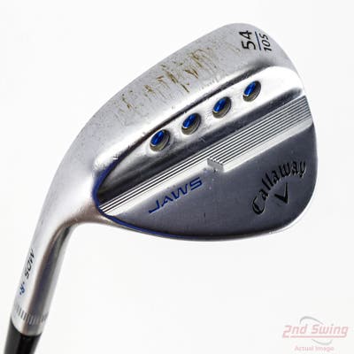 Callaway Jaws MD5 Platinum Chrome Wedge Sand SW 54° 10 Deg Bounce S Grind Dynamic Gold Tour Issue S200 Steel Wedge Flex Left Handed 35.25in