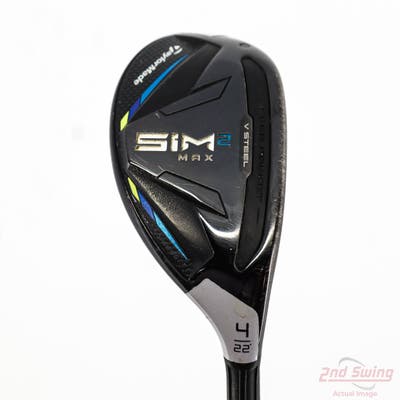 TaylorMade SIM2 MAX Rescue Hybrid 4 Hybrid 22° Fujikura Ventus Blue 5 Graphite Senior Right Handed 40.25in