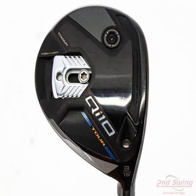 TaylorMade Qi10 Tour Fairway Wood 3 Wood 3W 15° Project X HZRDUS Smoke Red RDX 75 Graphite Stiff Right Handed 43.0in