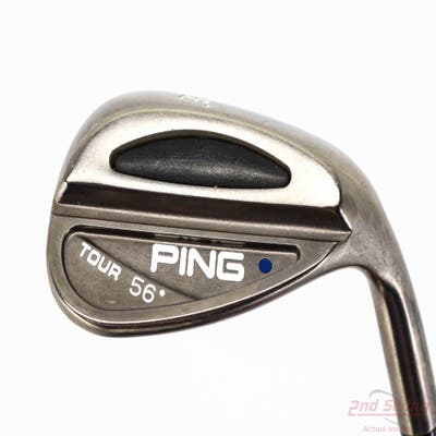 Ping Tour Black Nickel Wedge Sand SW 56° 8 Deg Bounce Ping DGS Steel Wedge Flex Right Handed Blue Dot 36.5in