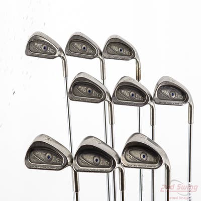 Ping Eye 2 Iron Set 2-PW Ping ZZ Lite Steel Stiff Right Handed Blue Dot +1 1/2"