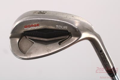 Ping Tour Gorge Wedge Lob LW 58° Standard Sole Ping CFS Steel Stiff Right Handed Black Dot 35.5in