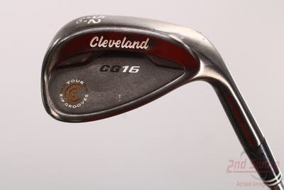 Cleveland CG16 Black Pearl Wedge Gap GW 52° 10 Deg Bounce Cleveland Traction Wedge Steel Wedge Flex Right Handed 37.0in