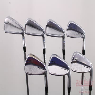 Ping Blueprint Iron Set 4-PW Project X 6.0 Steel Stiff Right Handed Blue Dot 37.75in