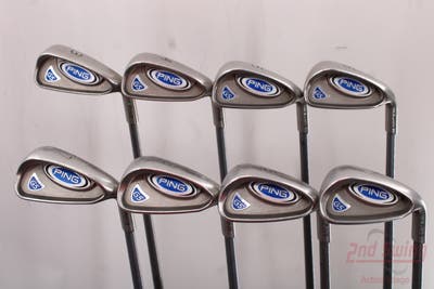 Ping G5 Iron Set 3-PW Ping TFC 100I Graphite Stiff Right Handed Green Dot 38.0in