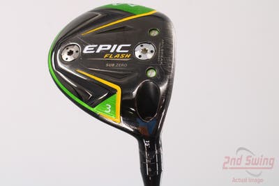 Callaway EPIC Flash Sub Zero Fairway Wood 3 Wood 3W 15° Project X Even Flow Green 65 Graphite Regular Right Handed 43.0in