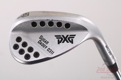 PXG 0311 Sugar Daddy Milled Chrome Wedge Lob LW 60° 9 Deg Bounce Dynamic Gold Tour Issue S400 Steel Stiff Right Handed 35.5in