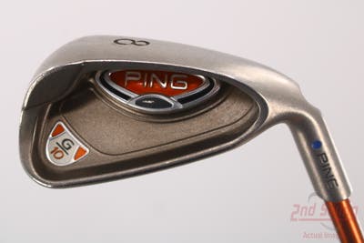 Ping G10 Single Iron 8 Iron Ping TFC 129I Graphite Regular Right Handed Blue Dot 37.0in