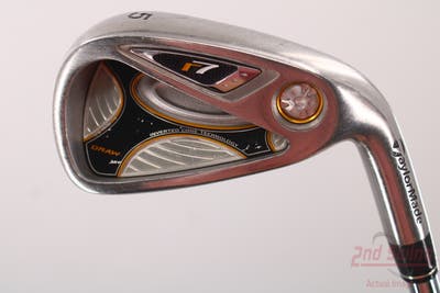 TaylorMade R7 Draw Single Iron 5 Iron TM T-Step 90 Steel Stiff Right Handed 38.0in