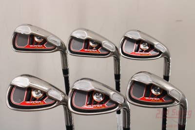 TaylorMade Burner Plus Iron Set 6-PW AW TM Reax 60 Graphite Regular Right Handed 38.5in