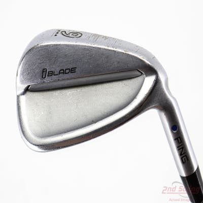 Ping iBlade Single Iron 9 Iron True Temper Dynamic Gold X100 Steel X-Stiff Right Handed Blue Dot 36.5in