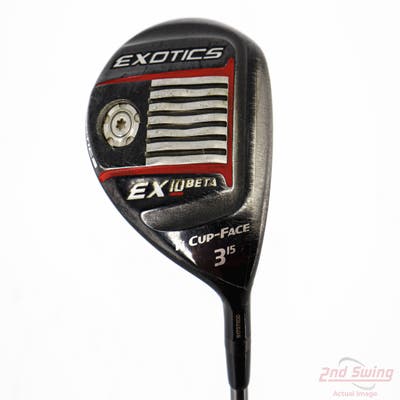 Tour Edge Exotics EX10 Beta Fairway Wood 3 Wood 3W 15° Aldila Rogue MAX Mid 65 Graphite Regular Right Handed 42.75in