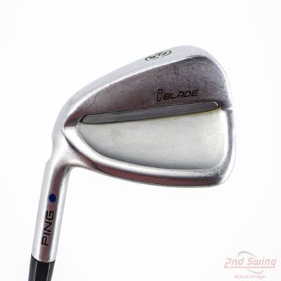 Ping iBlade Single Iron 8 Iron FST KBS C-Taper 130 Steel X-Stiff Left Handed Blue Dot 37.5in