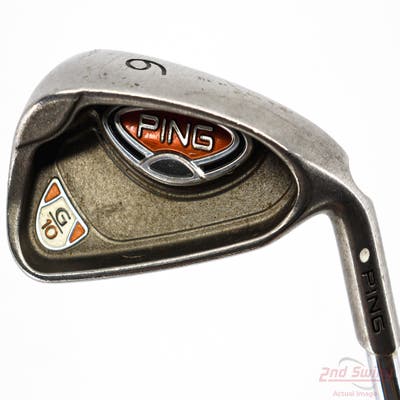 Ping G10 Single Iron 6 Iron Ping AWT Steel Stiff Right Handed White Dot 37.25in