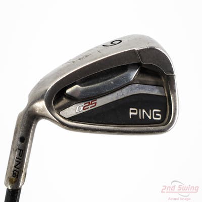 Ping G25 Single Iron 6 Iron Ping TFC 189i Graphite Regular Left Handed Black Dot 38.0in