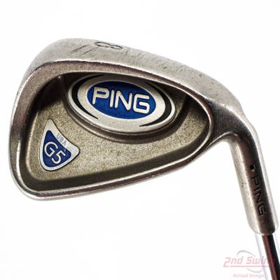 Ping G5 Single Iron 8 Iron Stock Steel Shaft Steel Stiff Right Handed Black Dot 36.25in
