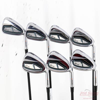Ping G730 Iron Set 6-PW AW GW ALTA CB Black Graphite Senior Right Handed Orange Dot -1/2"
