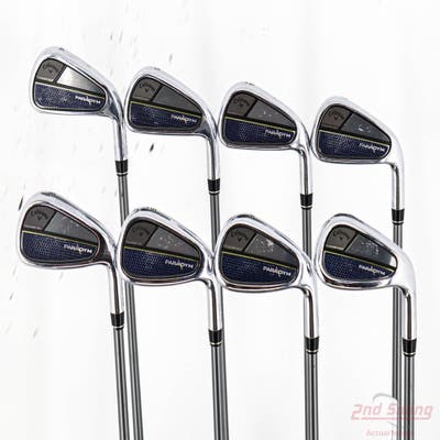 Callaway Paradym Iron Set 4-PW AW Project X HZRDUS Silver Gen4 75 Graphite Stiff Right Handed STD