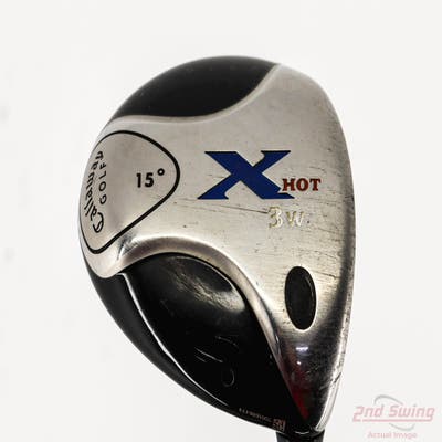 Callaway X Hot Fairway Wood 3 Wood 3W 15° Fujikura Banzai 350 Graphite Regular Right Handed 44.0in
