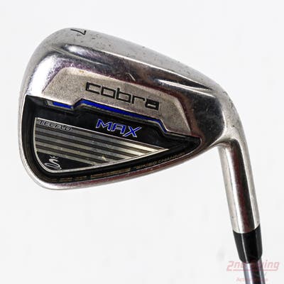 Cobra MAX Single Iron 7 Iron Cobra Matrix X4 White Tie Graphite Senior Right Handed 37.5in