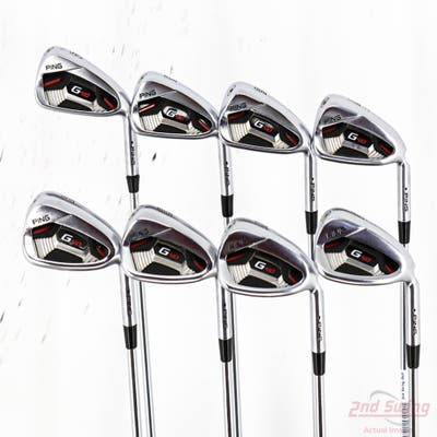 Ping G410 Iron Set 4-GW Project X LZ 5.0 Steel Senior Right Handed Black Dot +1/2"