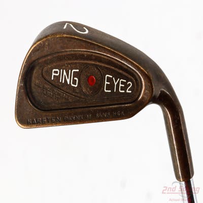 Ping Eye 2 Beryllium Copper Single Iron 2 Iron Stock Steel Shaft Steel Stiff Right Handed Red dot 40.0in