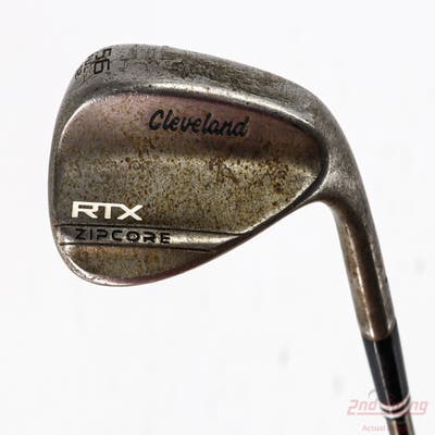 Cleveland RTX ZipCore Raw Wedge Sand SW 56° 12 Deg Bounce U Grind Stock Steel Shaft Steel Wedge Flex Right Handed 35.5in
