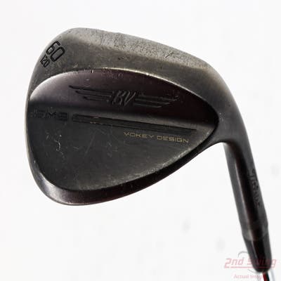 Titleist Vokey SM9 Jet Black Wedge Lob LW 60° 12 Deg Bounce D Grind Titleist Vokey BV Steel Wedge Flex Right Handed 35.25in