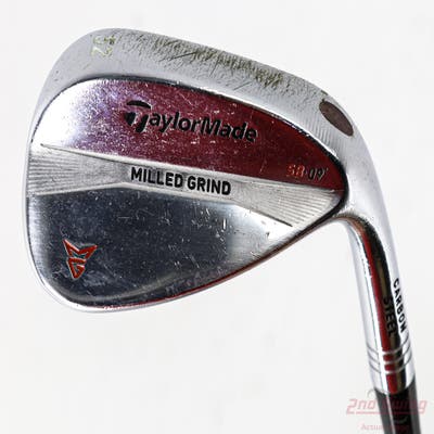 TaylorMade Milled Grind Satin Chrome Wedge Gap GW 52° 9 Deg Bounce SB Nippon NS Pro 950GH Steel Regular Right Handed 36.5in