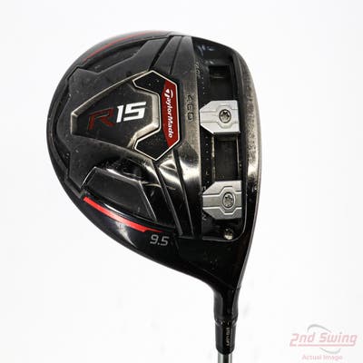 TaylorMade R15 Black Driver 9.5° UST Mamiya Helium 5 Graphite Regular Right Handed 46.25in
