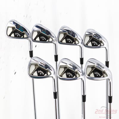 Callaway Apex 21 Iron Set 5-PW AW Project X LZ 6.0 Steel Stiff Right Handed +3/4"