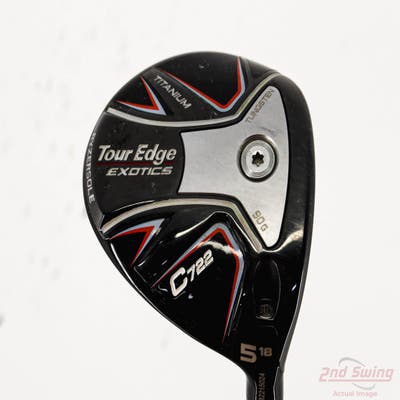 Tour Edge Exotics C722 Fairway Wood 5 Wood 5W 18° Fujikura Ventus Red 5 Graphite Regular Right Handed 42.25in